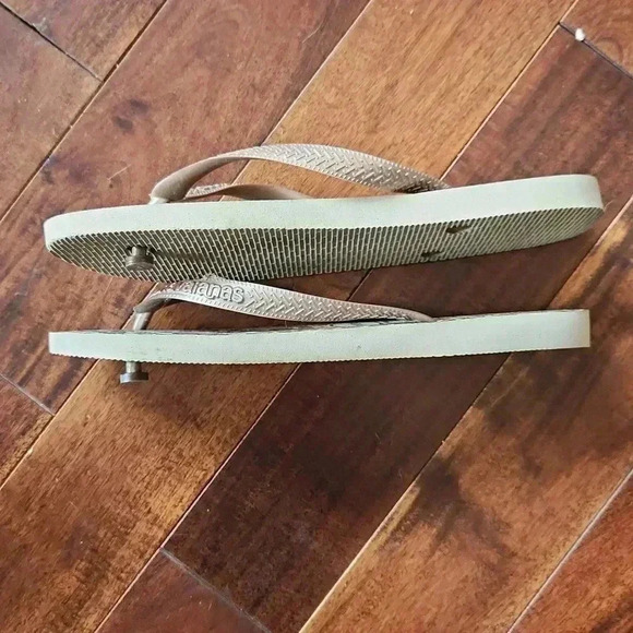 Havaianas Cheetah Leopard Flip Flop Thong Sandals Women’s size 11/12 - Picture 7 of 10